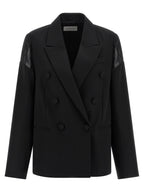 Black Virgin Wool Blazer