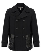 Black Polyester Coat