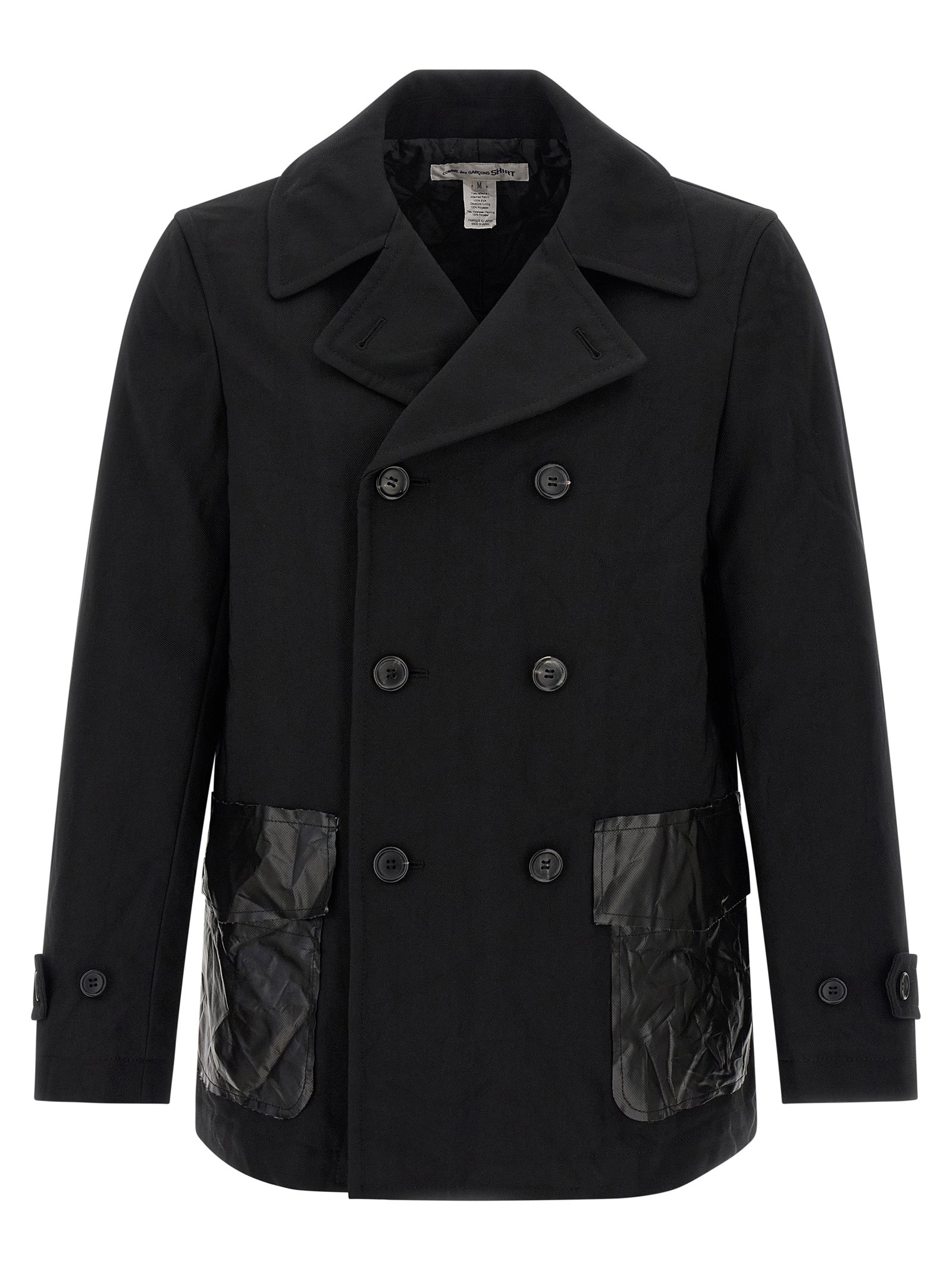 Black Polyester Coat