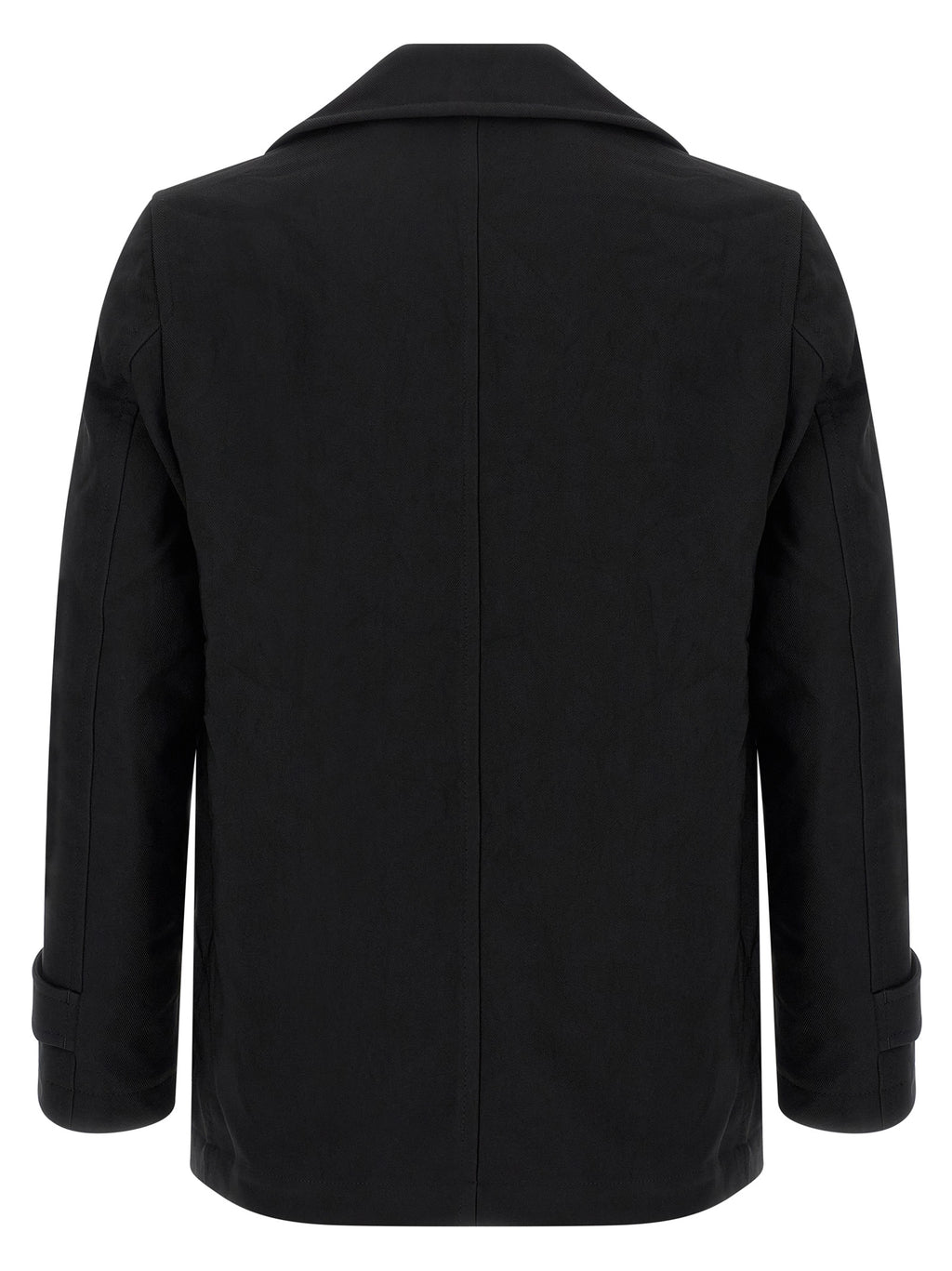 Black Polyester Coat