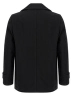 Black Polyester Coat
