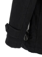 Black Polyester Coat