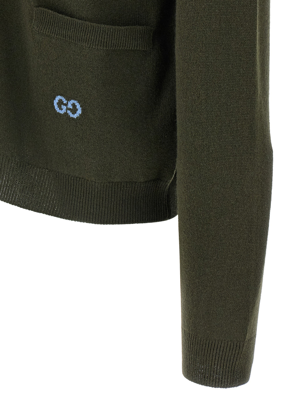 Bicolor Cashmere Cardigan