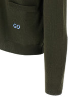 Bicolor Cashmere Cardigan