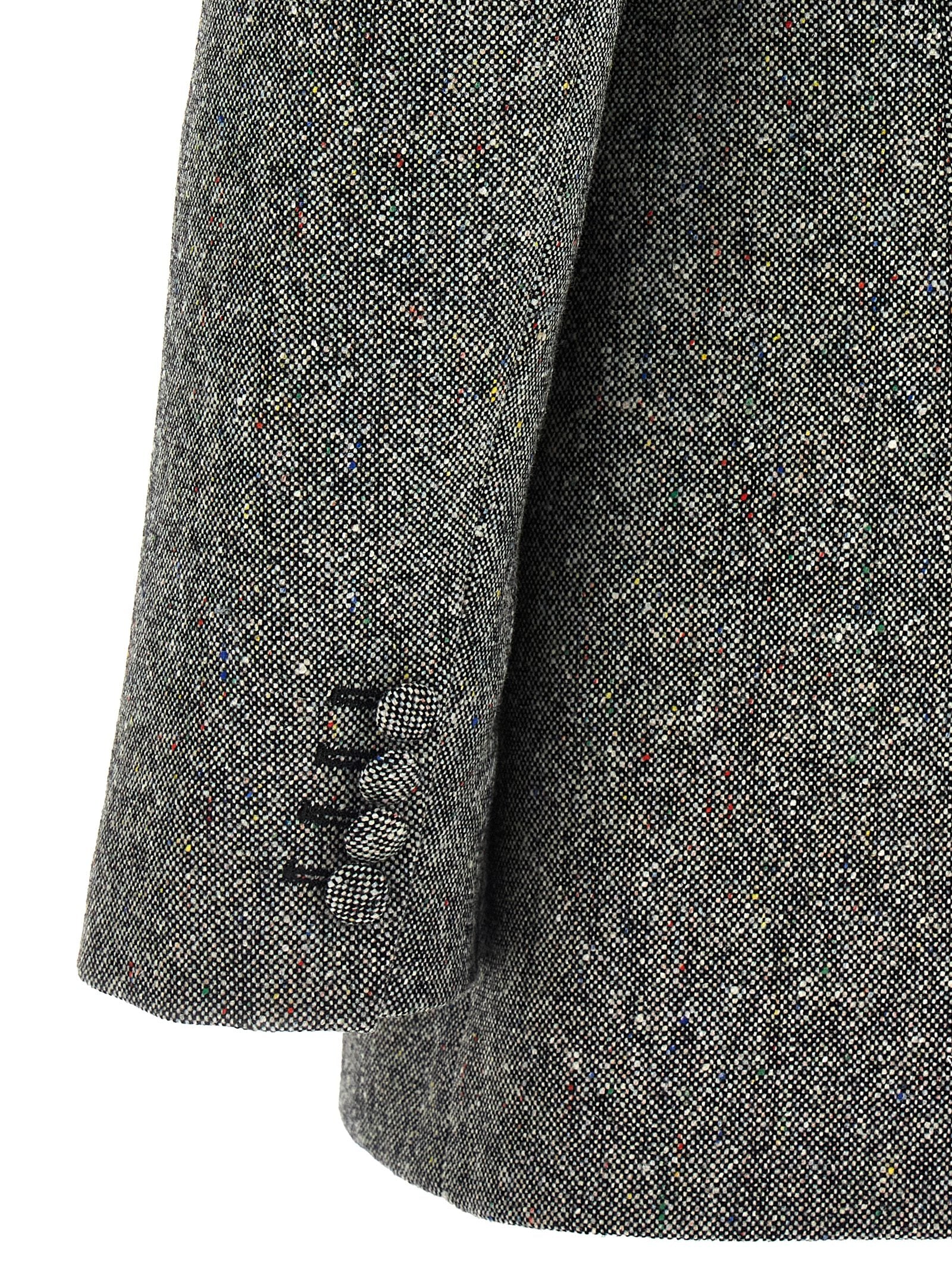 Gray Virgin Wool Blazer