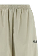 Beige Polyamide Joggers (Workout Pants)