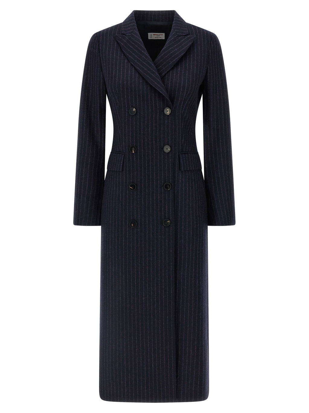 Blue Virgin Wool Coat