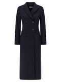 Blue Virgin Wool Coat