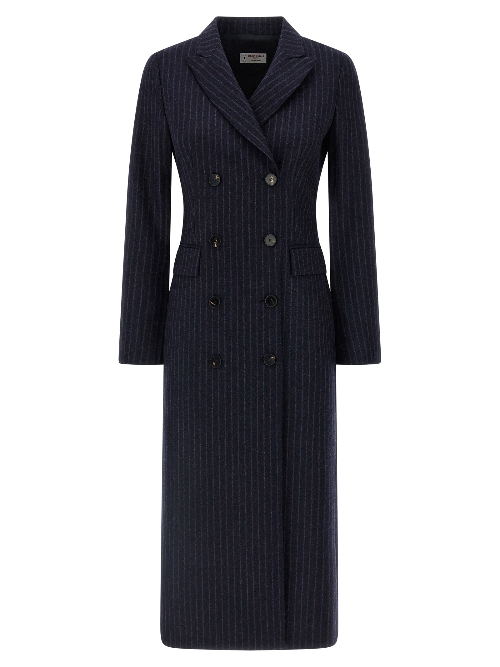 Blue Virgin Wool Coat