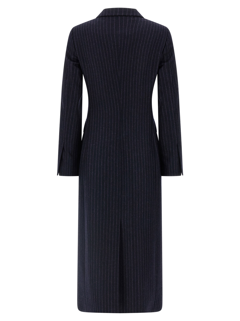 Blue Virgin Wool Coat