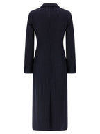 Blue Virgin Wool Coat