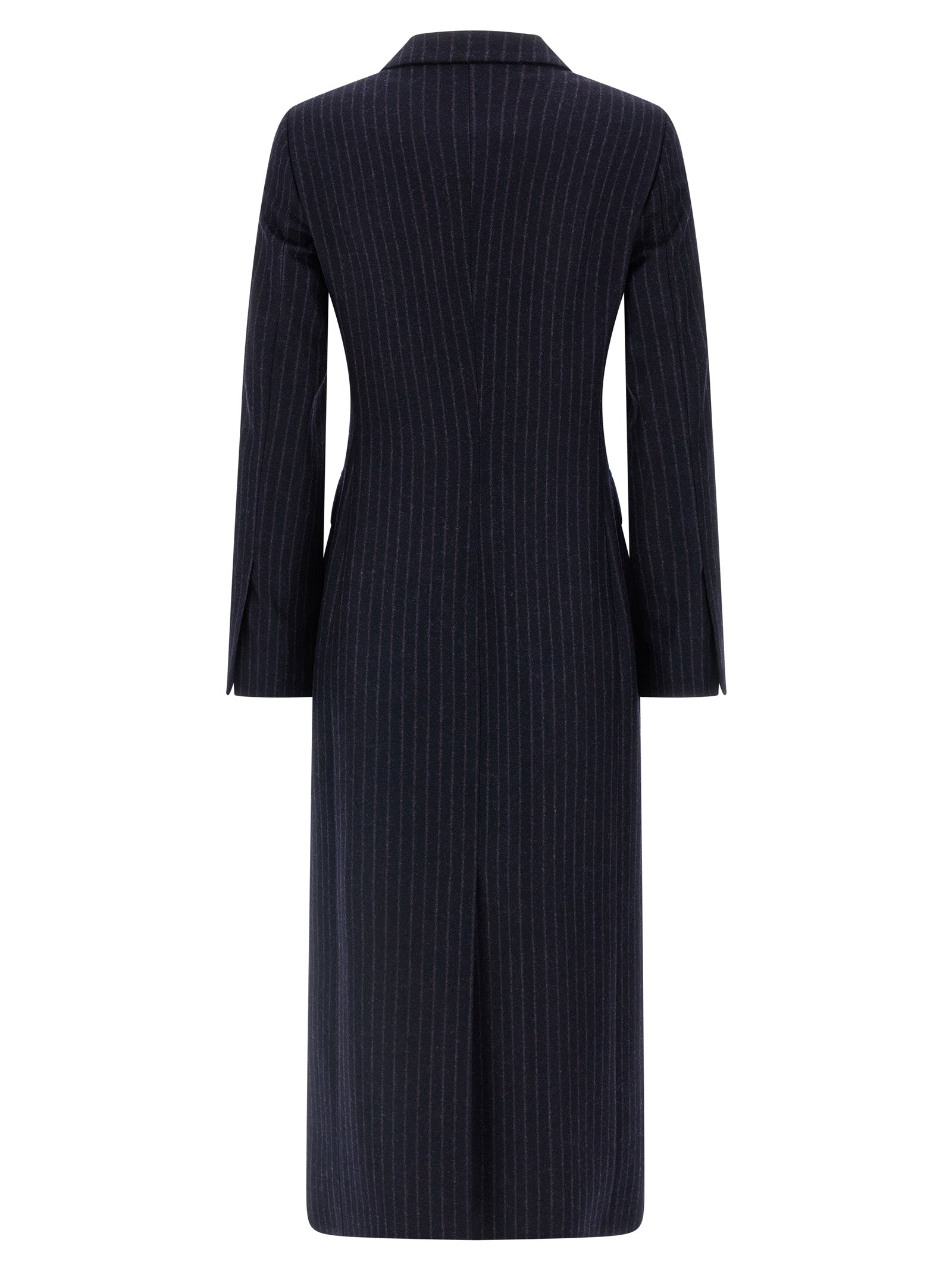 Blue Virgin Wool Coat