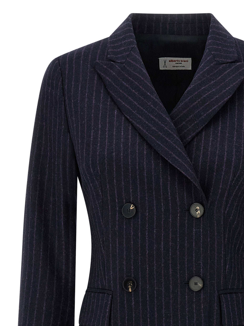 Blue Virgin Wool Coat