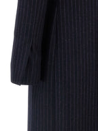 Blue Virgin Wool Coat