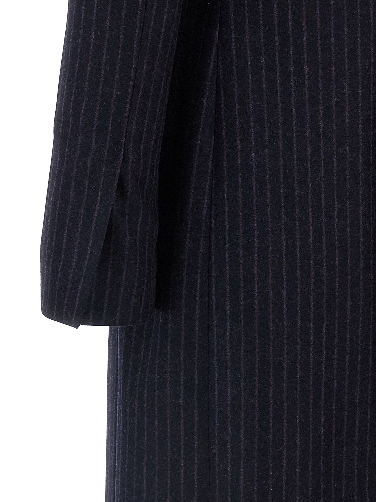 Blue Virgin Wool Coat