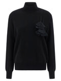 Black Virgin Wool Cardigan