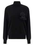 Black Virgin Wool Cardigan