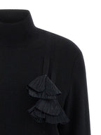 Black Virgin Wool Cardigan