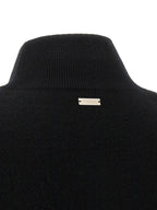 Black Virgin Wool Cardigan