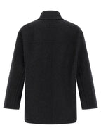 Gray Virgin Wool Coat