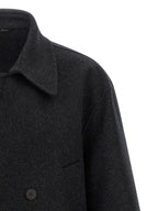 Gray Virgin Wool Coat