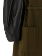 Bicolor Viscose Coat