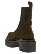 Brown Bovine Leather Chelsea Boots