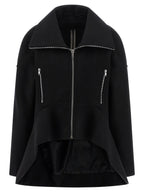 Black Virgin Wool Coat