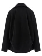 Black Virgin Wool Coat
