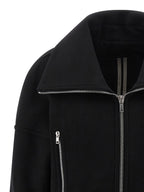 Black Virgin Wool Coat