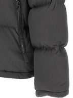 Gray Polyamide Full-Length Jacket