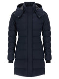 Blue Nylon Parka