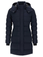 Blue Nylon Parka