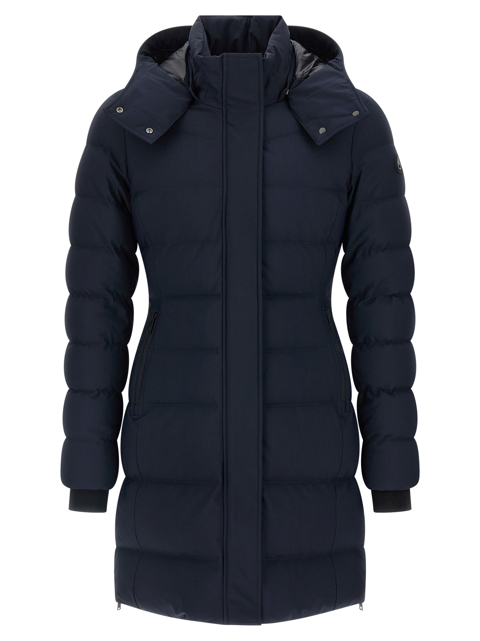 Blue Nylon Parka