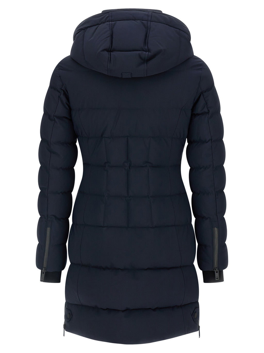 Blue Nylon Parka
