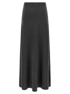 Gray Wool Mini Skirt