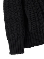 Black Virgin Wool Cardigan