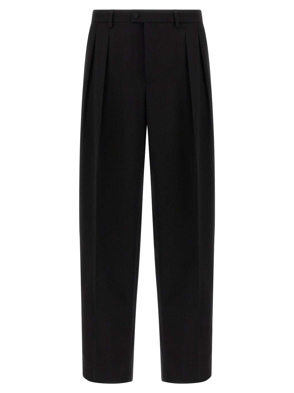 Black Virgin Wool Dress Pants