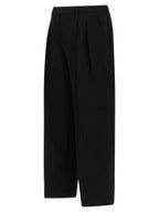 Black Virgin Wool Dress Pants