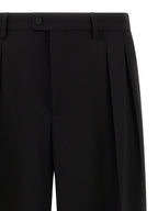 Black Virgin Wool Dress Pants
