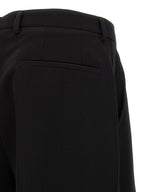Black Virgin Wool Dress Pants