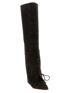 Brown Calfskin Over The Knee