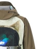 Bicolor Nylon Shell Jacket