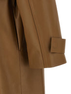 Brown Lamb Leather Coat