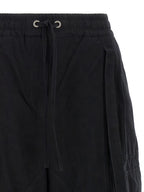 Black Cotton Cargo Pants