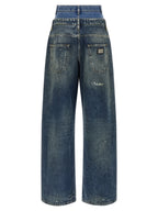 Blue Cotton Jeans Denim