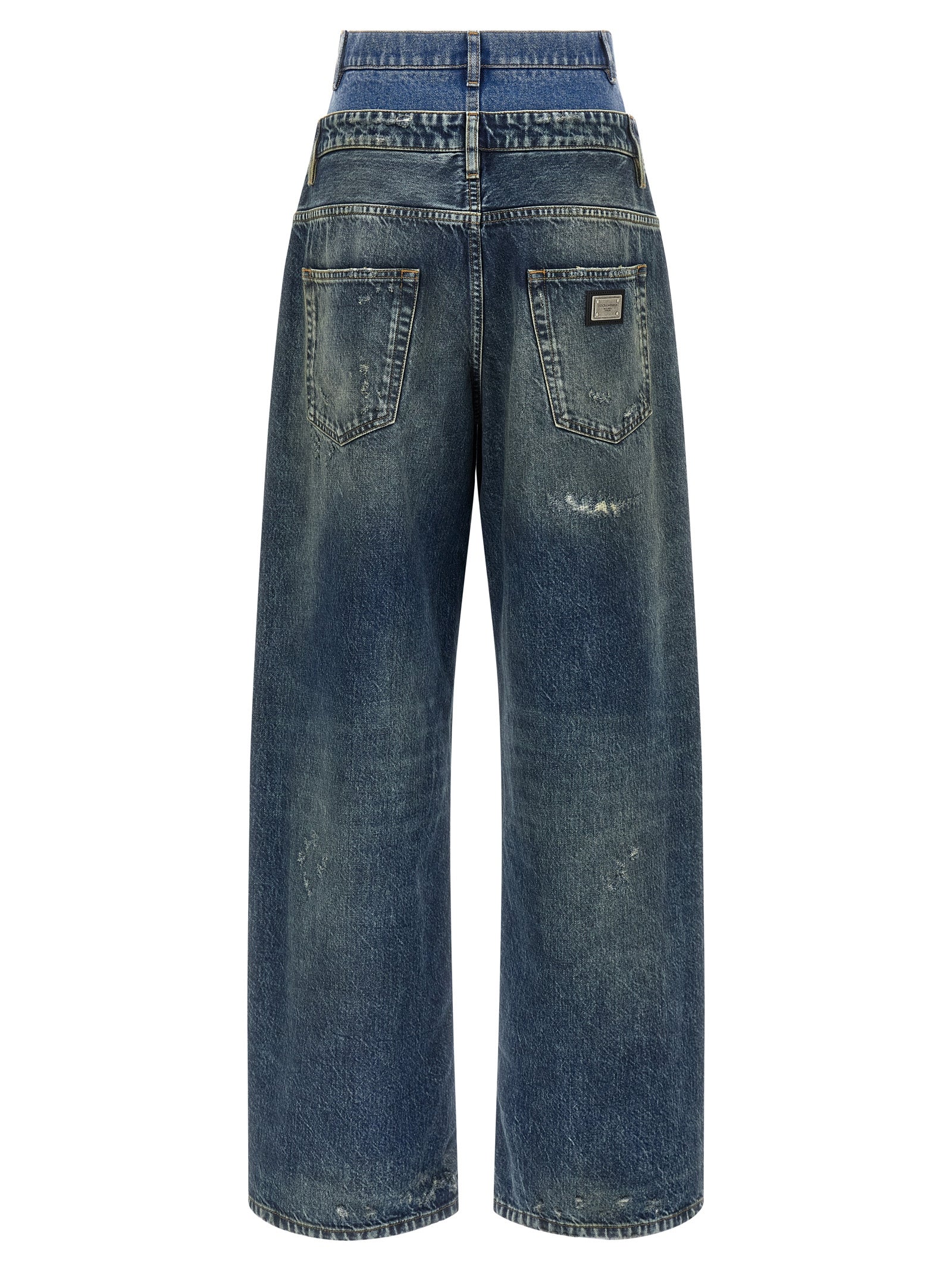 Blue Cotton Jeans Denim