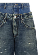 Blue Cotton Jeans Denim