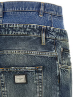 Blue Cotton Jeans Denim