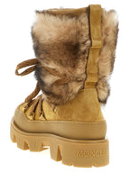 Brown Calfskin Flat Boots